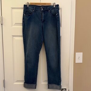 Martha Stewart Indigo Straight Leg Jeans